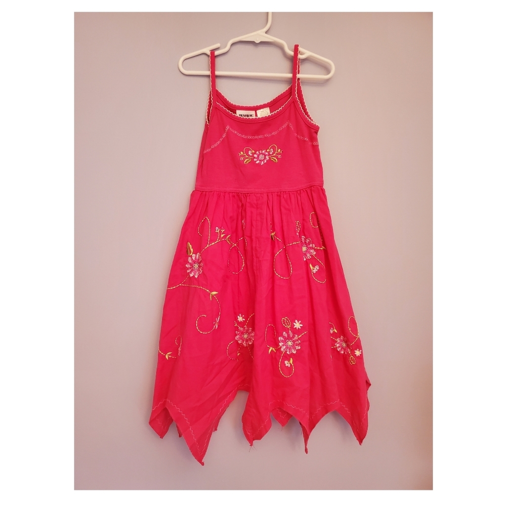 Girls bright pink Dress